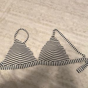 Hollister stripped bikini top